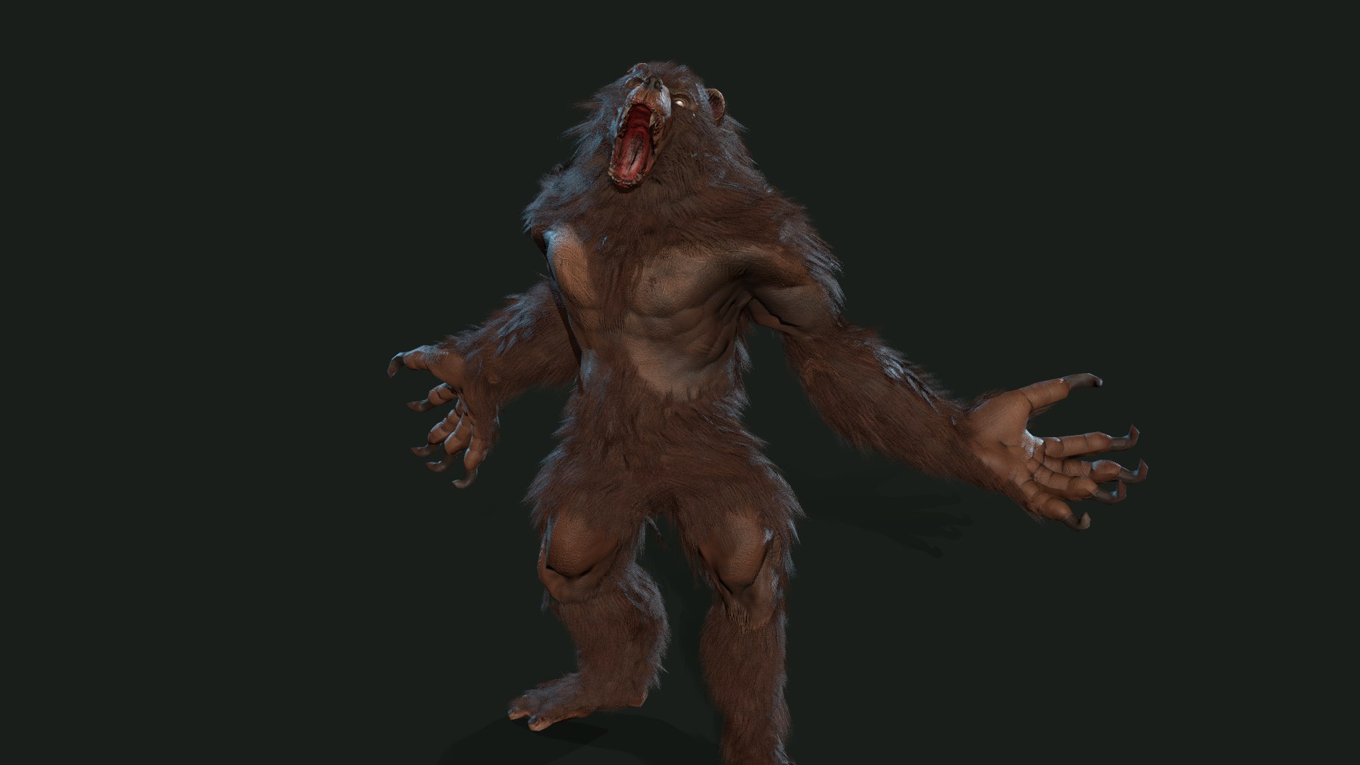 Character Werebear 3D - TurboSquid 1424985