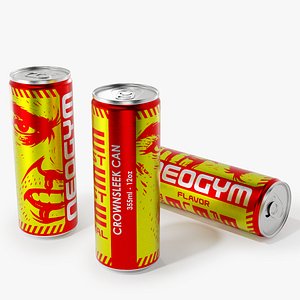Beverage Can CrownSleek 355ml 12oz - Closed and Open