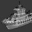 Barge and Tug Boat Collection model