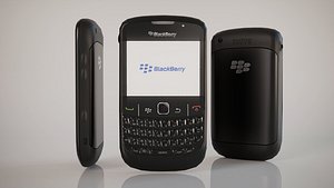 3D BlackBerry 8520 model