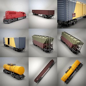 SD60 &Rail Cars