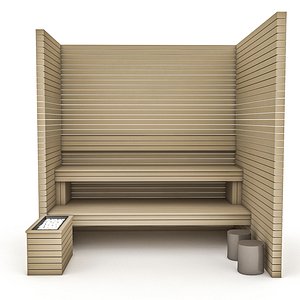3D steam bath model