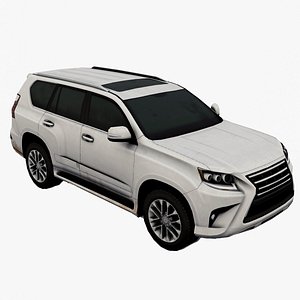 3D model White SUV  Car