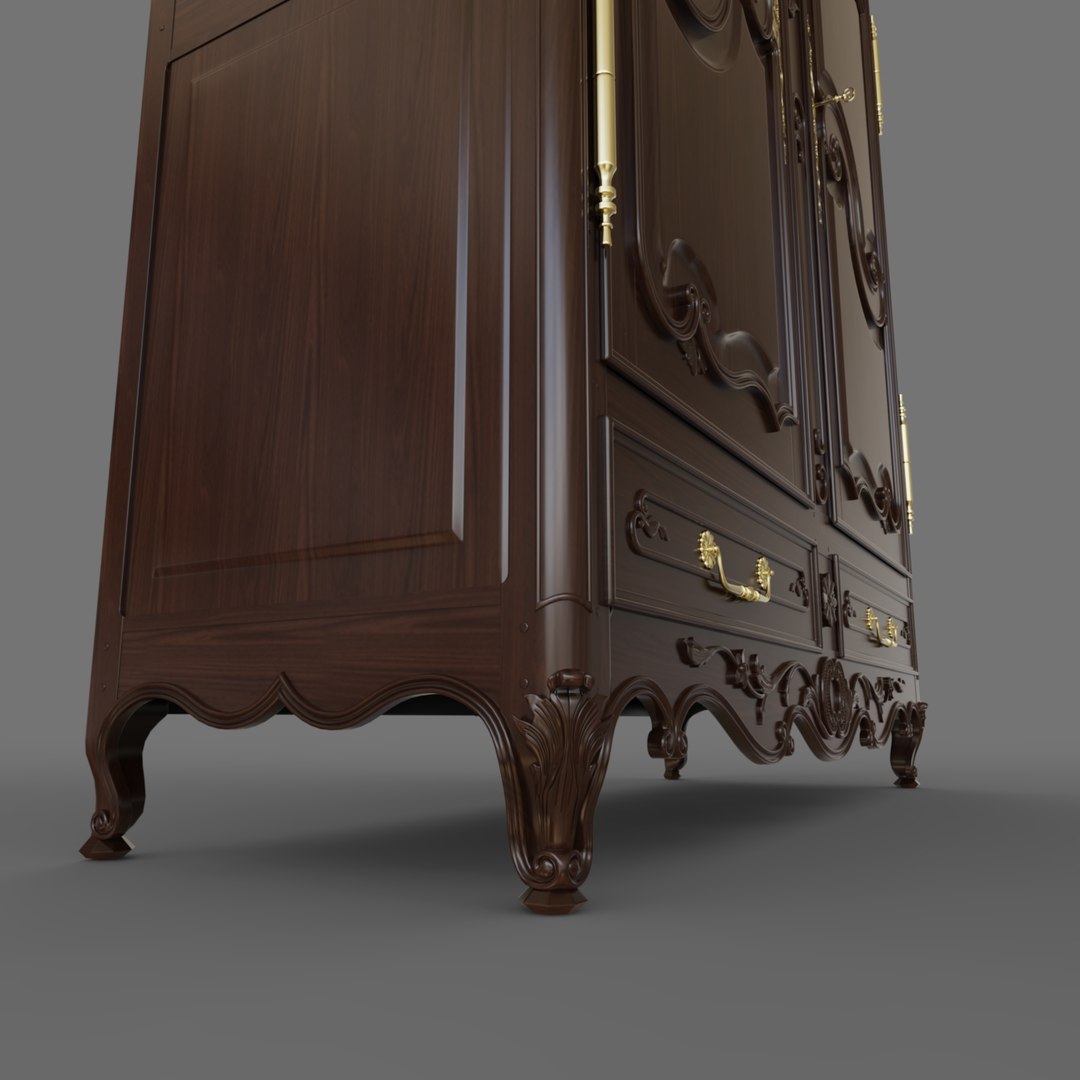 3D Wardrobe Eclecticism Style DIY Model - TurboSquid 1965364