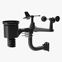 Wi-Fi Home Weather Sensor System Black
