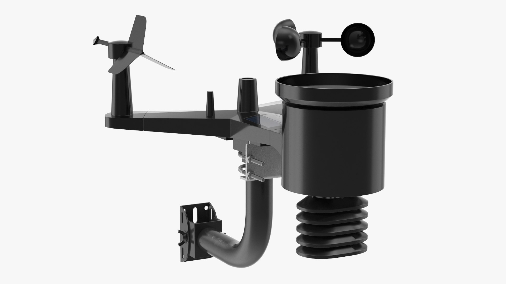 3D Wi-Fi Home Weather Sensor System Black - TurboSquid 2391446