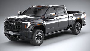 3D GMC Sierra Denali HD 2024 model