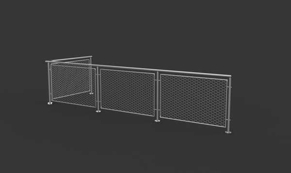 钢栏杆3D模型3D模型 - TurboSquid 2368617