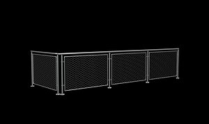 Steel Railing 3D model