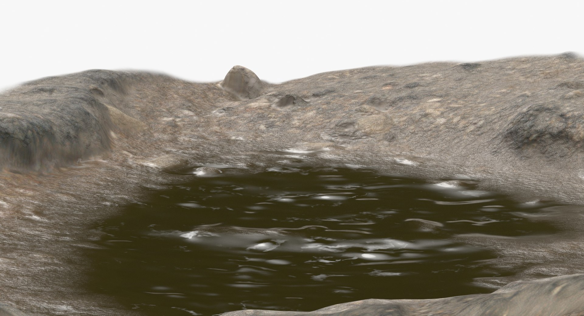 3D Pothole Small 01 - TurboSquid 1867708
