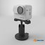 3D Insta360 Action Camera with Flip Screen on Stand model