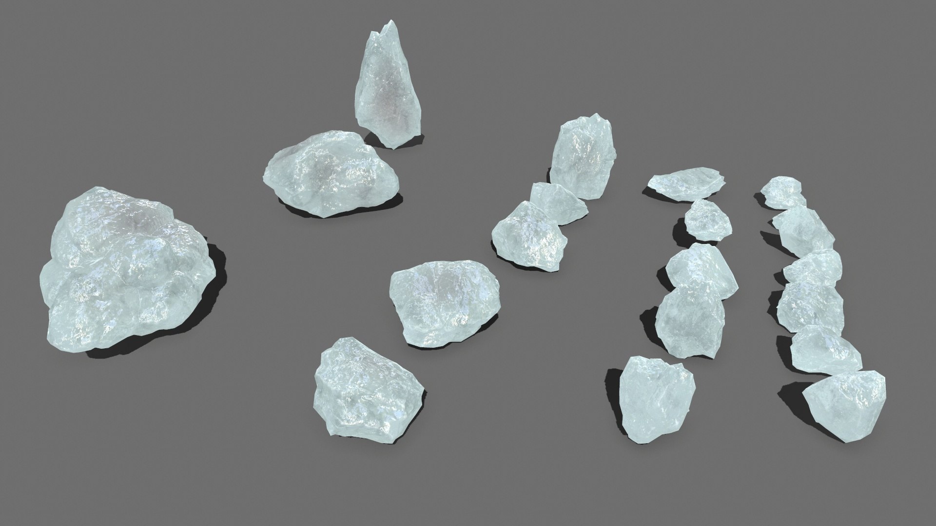 Ice Rocks 3D Model - TurboSquid 2106572