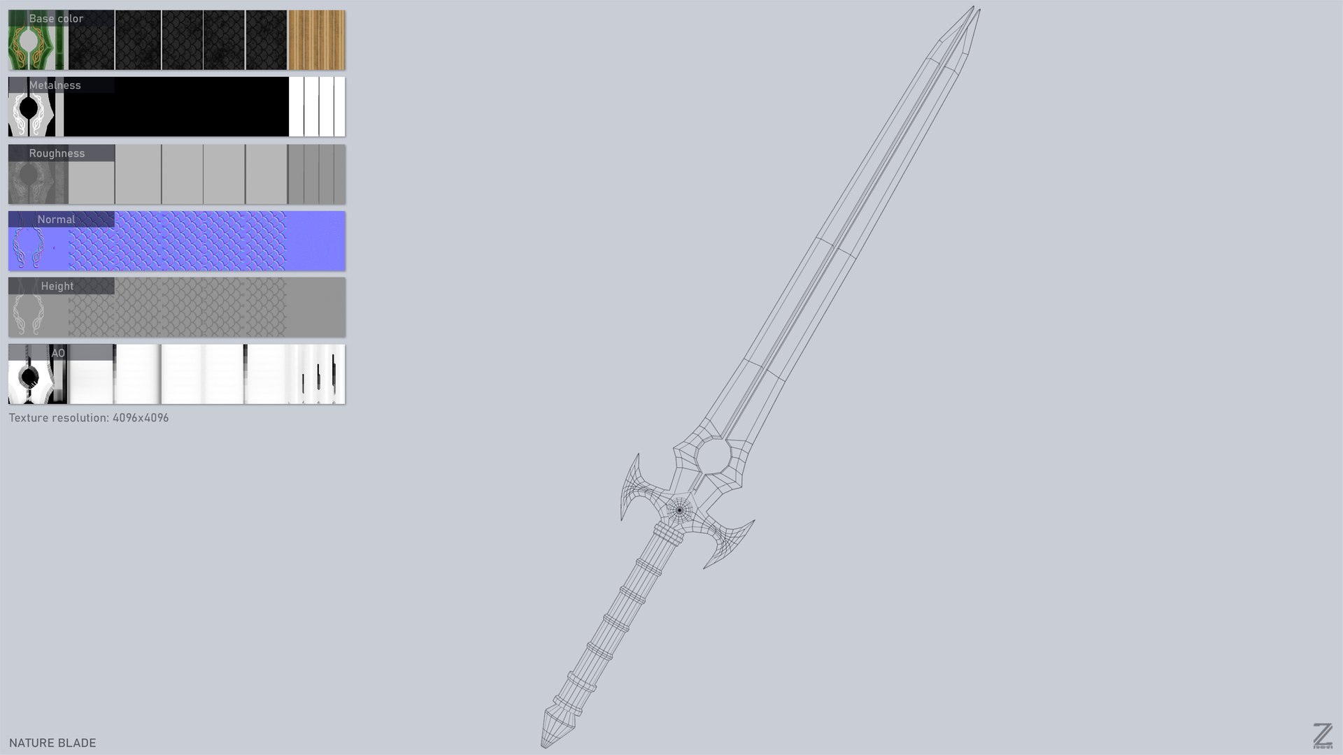 3D Nature Blade Collection - TurboSquid 2248611