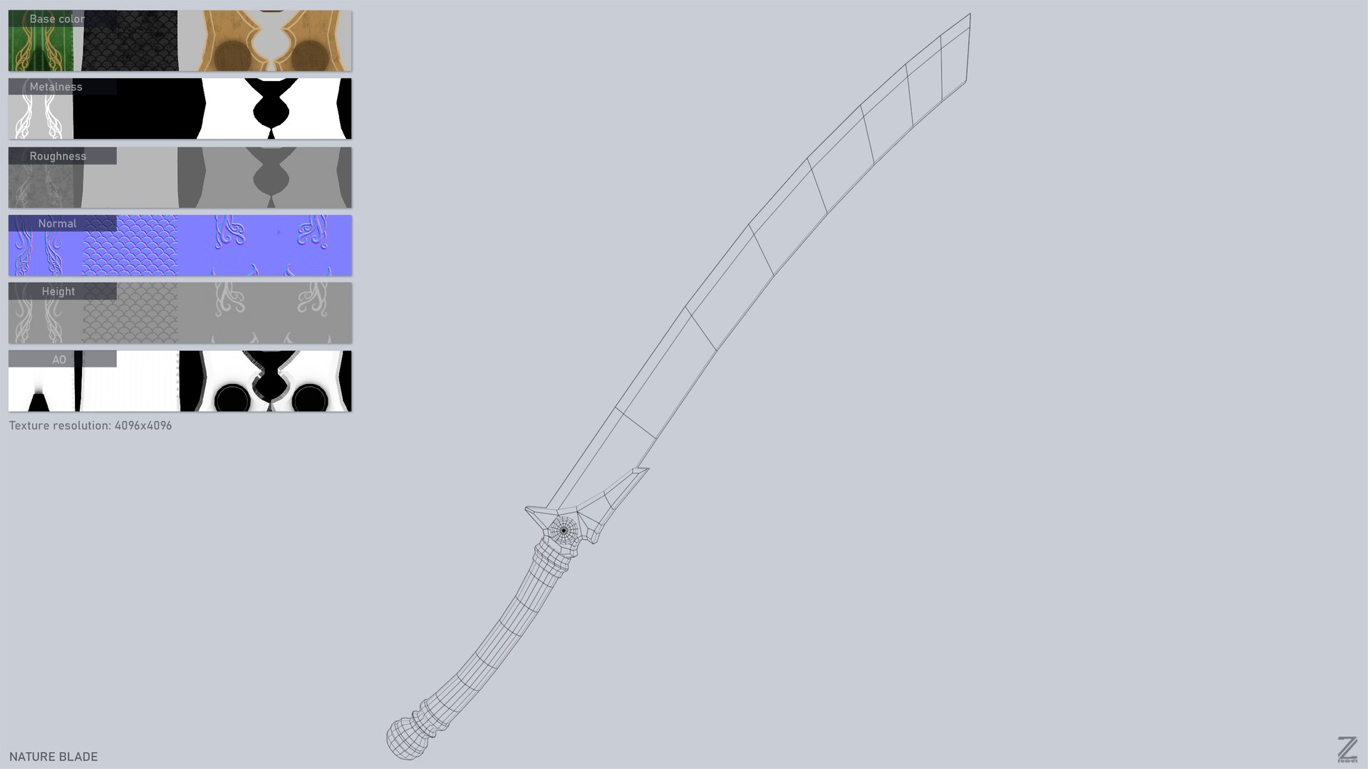 3D Nature Blade Collection - TurboSquid 2248611