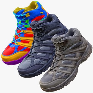 3D model Tactical Trail Boot Zbrush