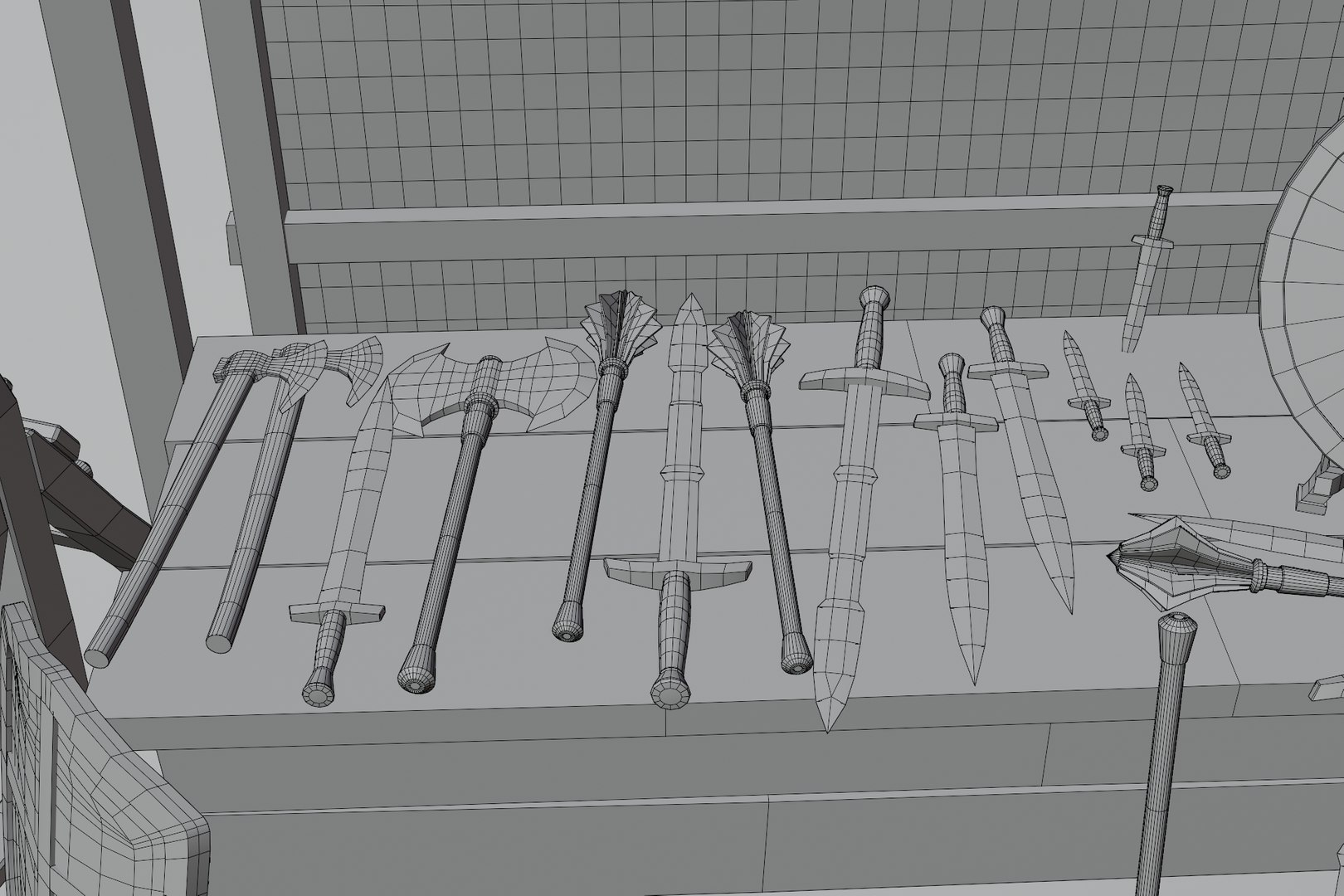 3D Medieval Market Weapons - TurboSquid 1816565