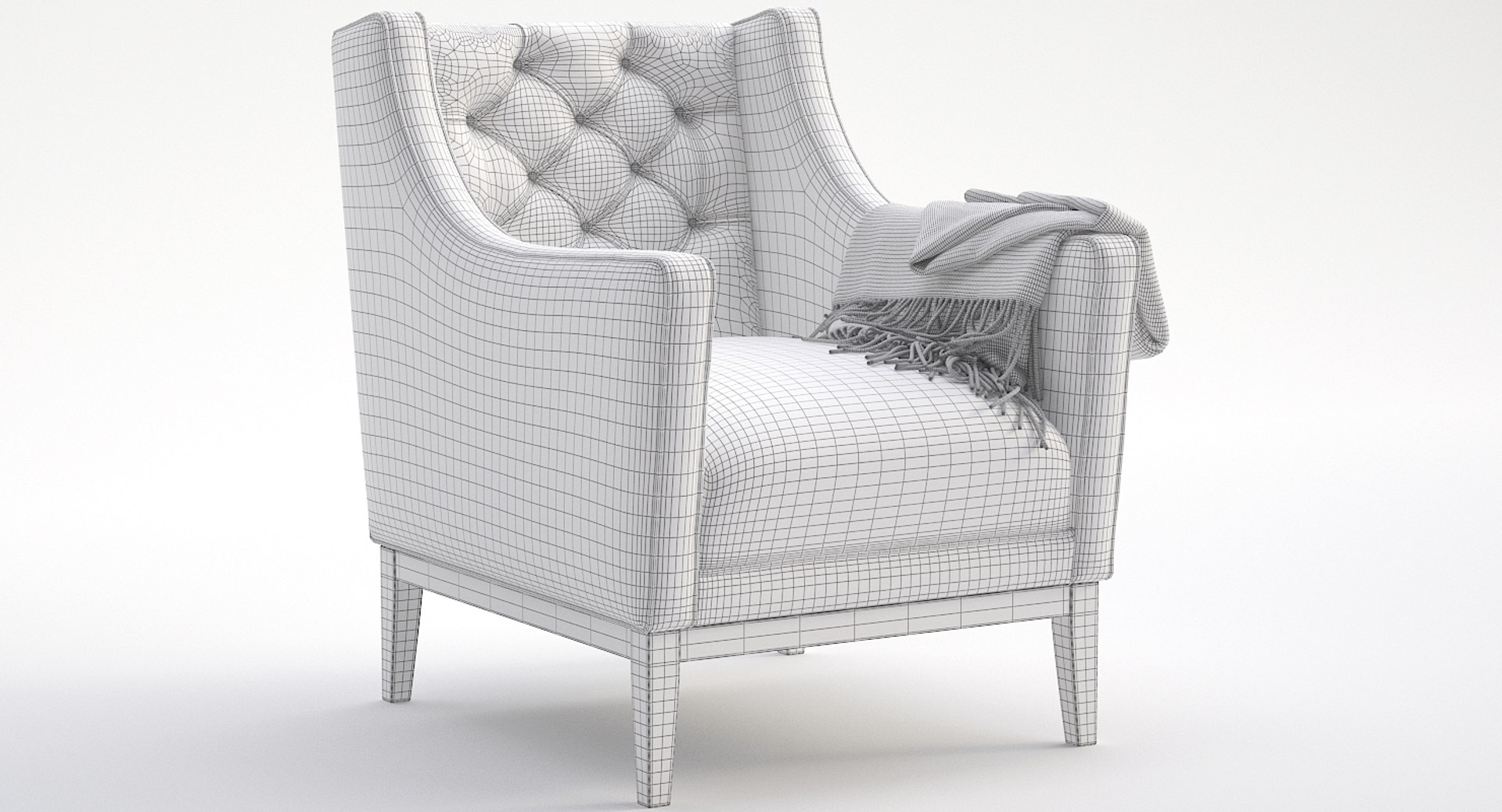 3D Harry Armchair Chair - TurboSquid 1331671