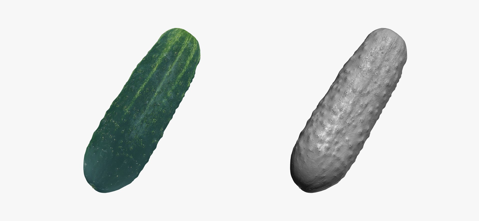 Kirby Cucumbers Collection 02 3 models RAW Scans 3D model