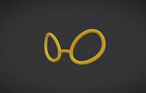 Yellow Glasses Frame