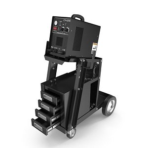 3D Welding Cart With Welding Machine  PBR