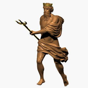 Neptune figurehead of vessel Ocean model