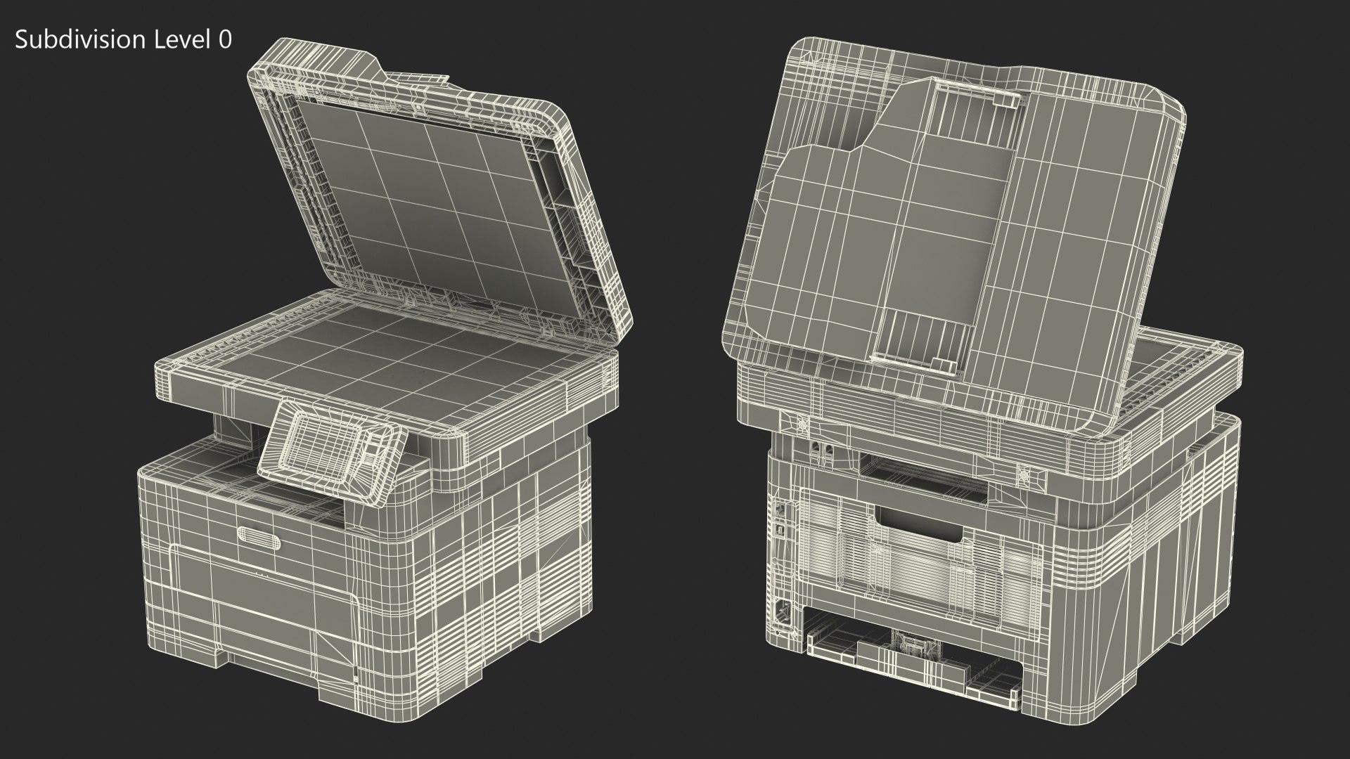 Xerox B215 Multifunction Laser Printer Open 3D TurboSquid 1855701