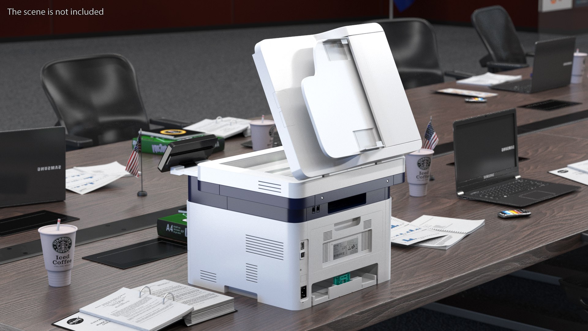 Xerox B215 Multifunction Laser Printer Open 3D TurboSquid 1855701