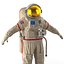 Russischer Astronaut im Raumanzug Orlan MK