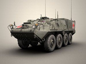 army stryker 3d model