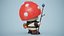 3D model Mushroom Cute Cartoon Character PBR