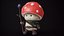 3D model Mushroom Cute Cartoon Character PBR