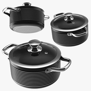 Cooking Pot with Lid Set Generic