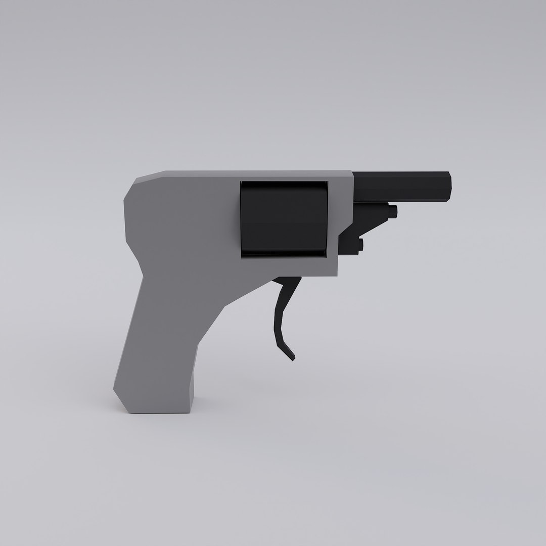 3D model Bossu revolver - TurboSquid 1992012