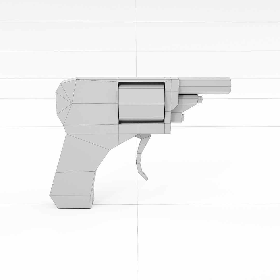 3D model Bossu revolver - TurboSquid 1992012