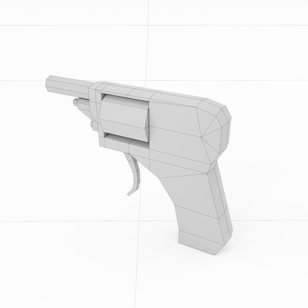 3D model Bossu revolver - TurboSquid 1992012