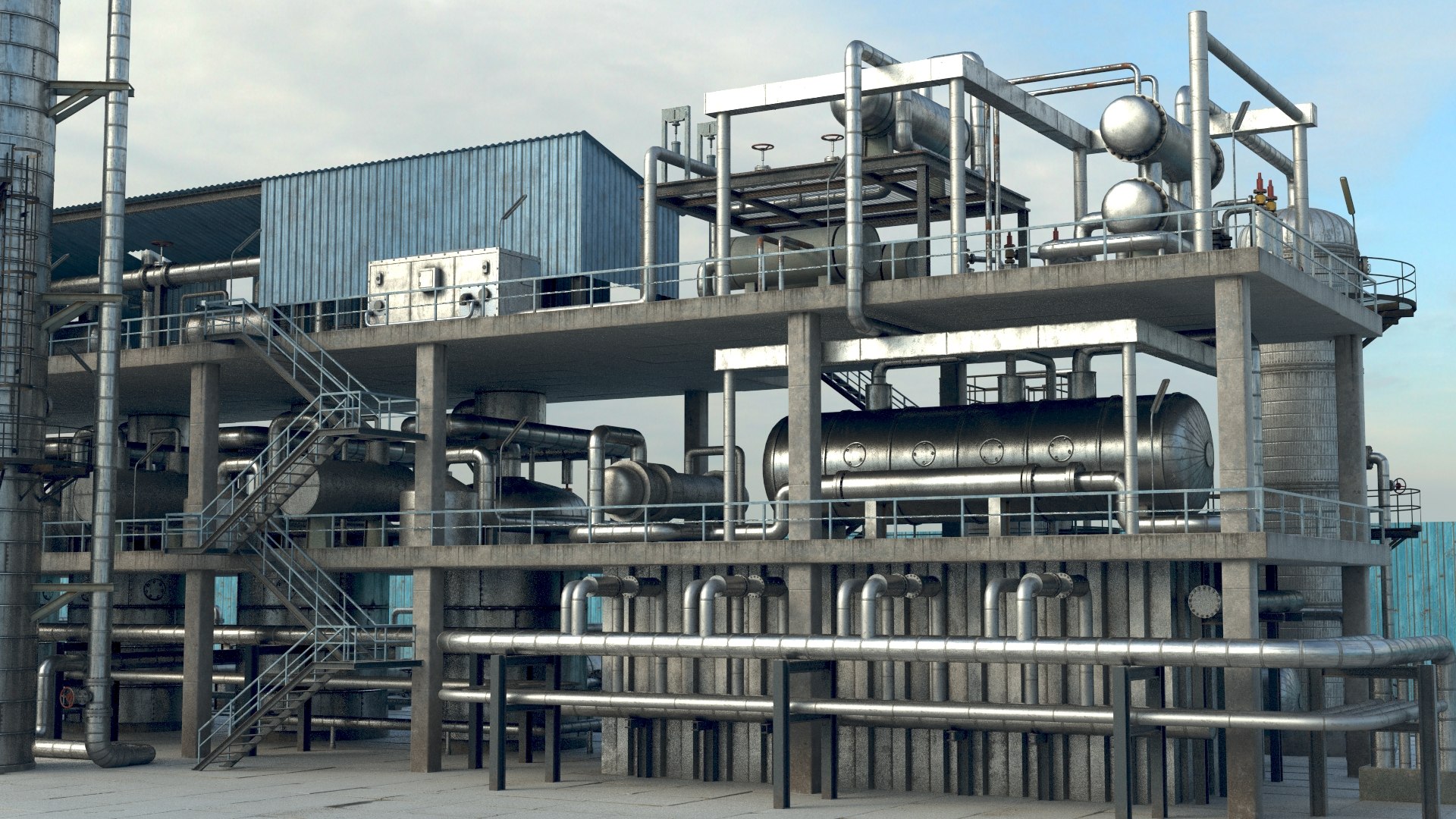 3D pbr refinery unit 3 https://p.turbosquid.com/ts-thumb/YB/AI3iu0/gaW8IZrU/h/jpg/1567657731/1920x1080/fit_q87/0d8e92d550fe7ef6f3d0ebf37fe82486c48b389f/h.jpg