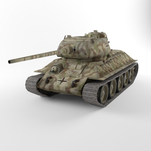 捕獲されたソビエトタンクT-34-853Dモデル - TurboSquid 1188089