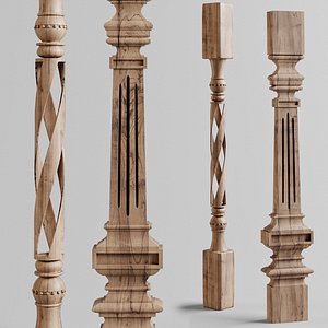 3D ballustrade model