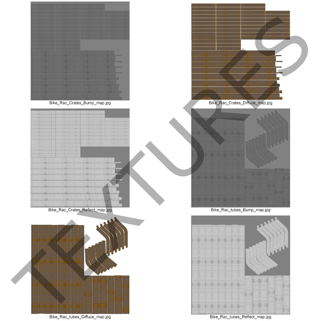 3ds Bike Rack Crates