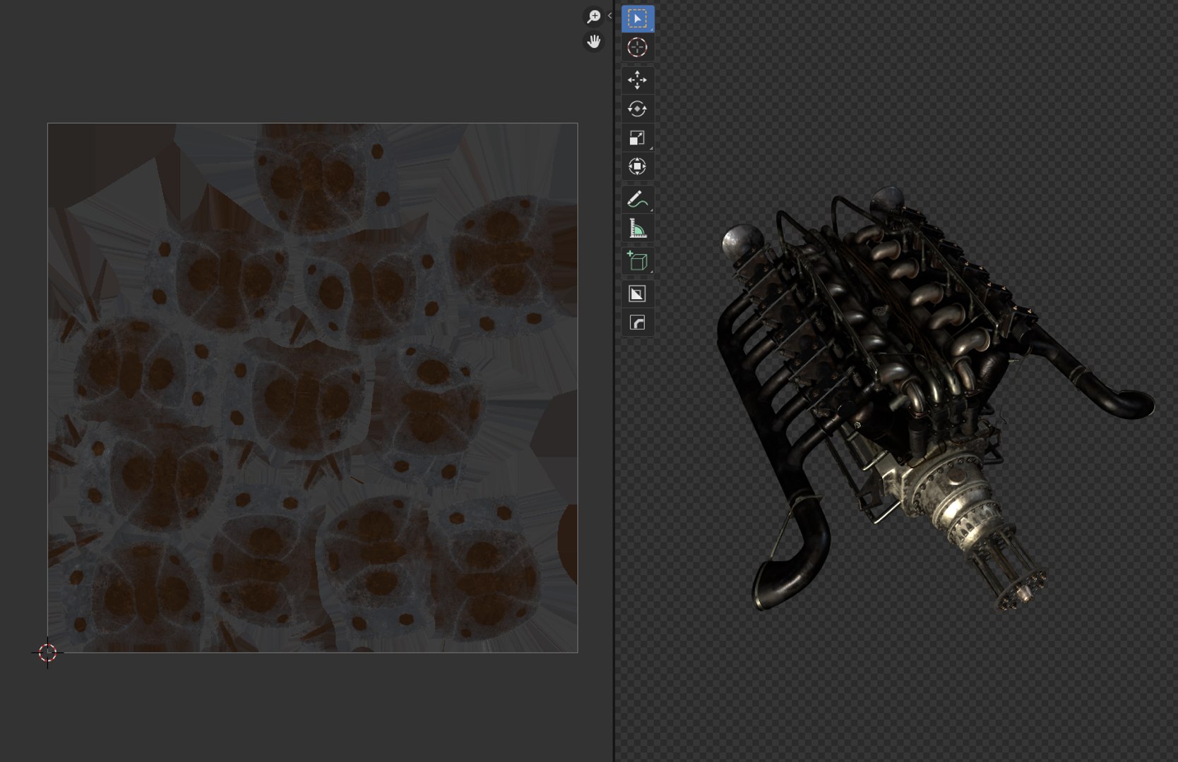 3D Aircraft Engine V-Type - TurboSquid 2056252