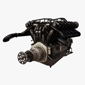 Aircraft Engine V-Type