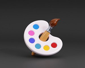 Color Plate 3d model 3D