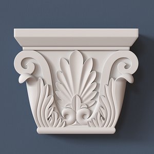 3dsmax pilaster capital