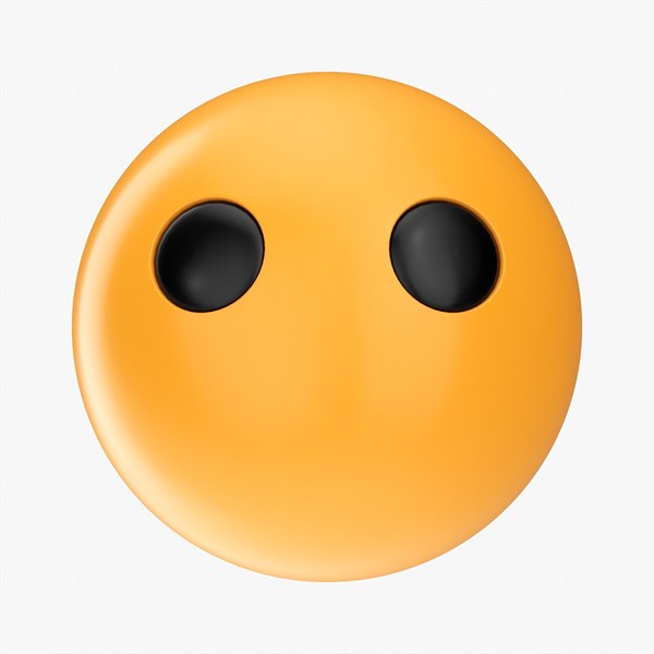 3D Emoji 062 Without mouth model