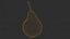 Photorealistic 3D scan of ripe pear