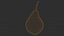 Photorealistic 3D scan of ripe pear