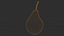 Photorealistic 3D scan of ripe pear