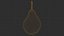 Photorealistic 3D scan of ripe pear
