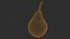 Photorealistic 3D scan of ripe pear