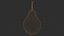 Photorealistic 3D scan of ripe pear